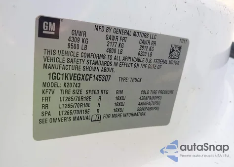 2010 Chevrolet Silverado 1500 Ls z USA, uszkodzony, nr VIN 1GCSCREA3AZ240775